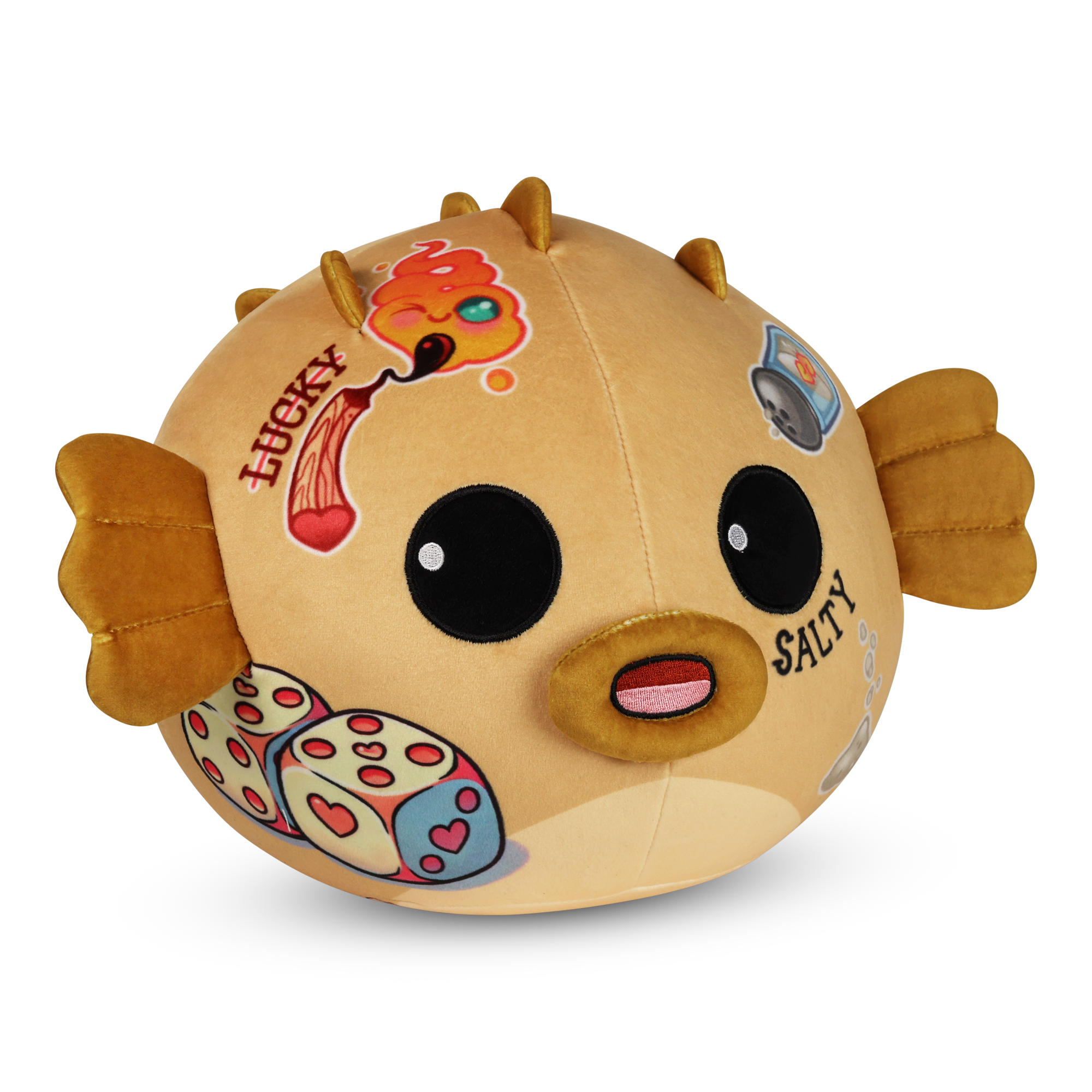 Tattoo Zoo Mel the Pufferfish Plushie