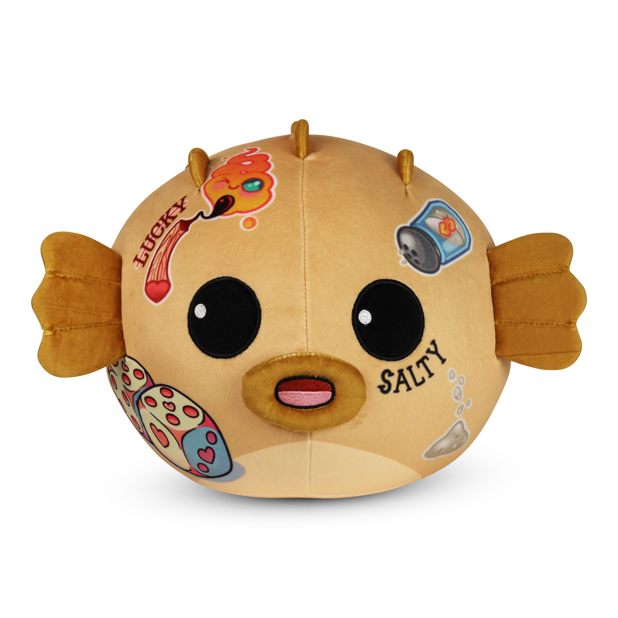 Tattoo Zoo Mel the Pufferfish Plushie