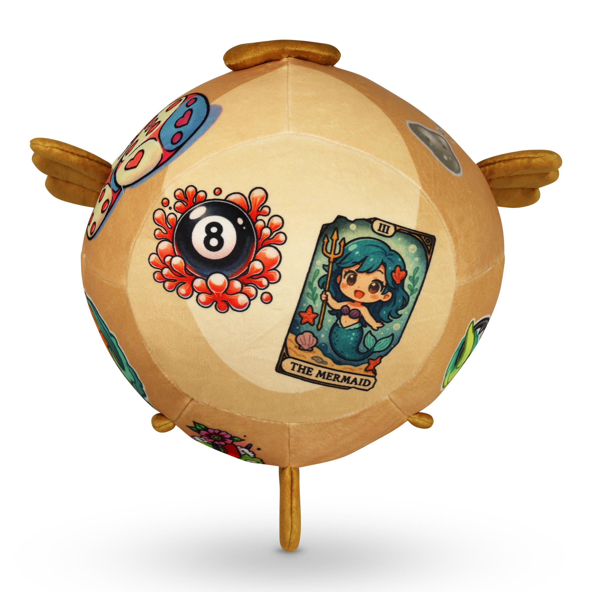 Tattoo Zoo Mel the Pufferfish Plushie