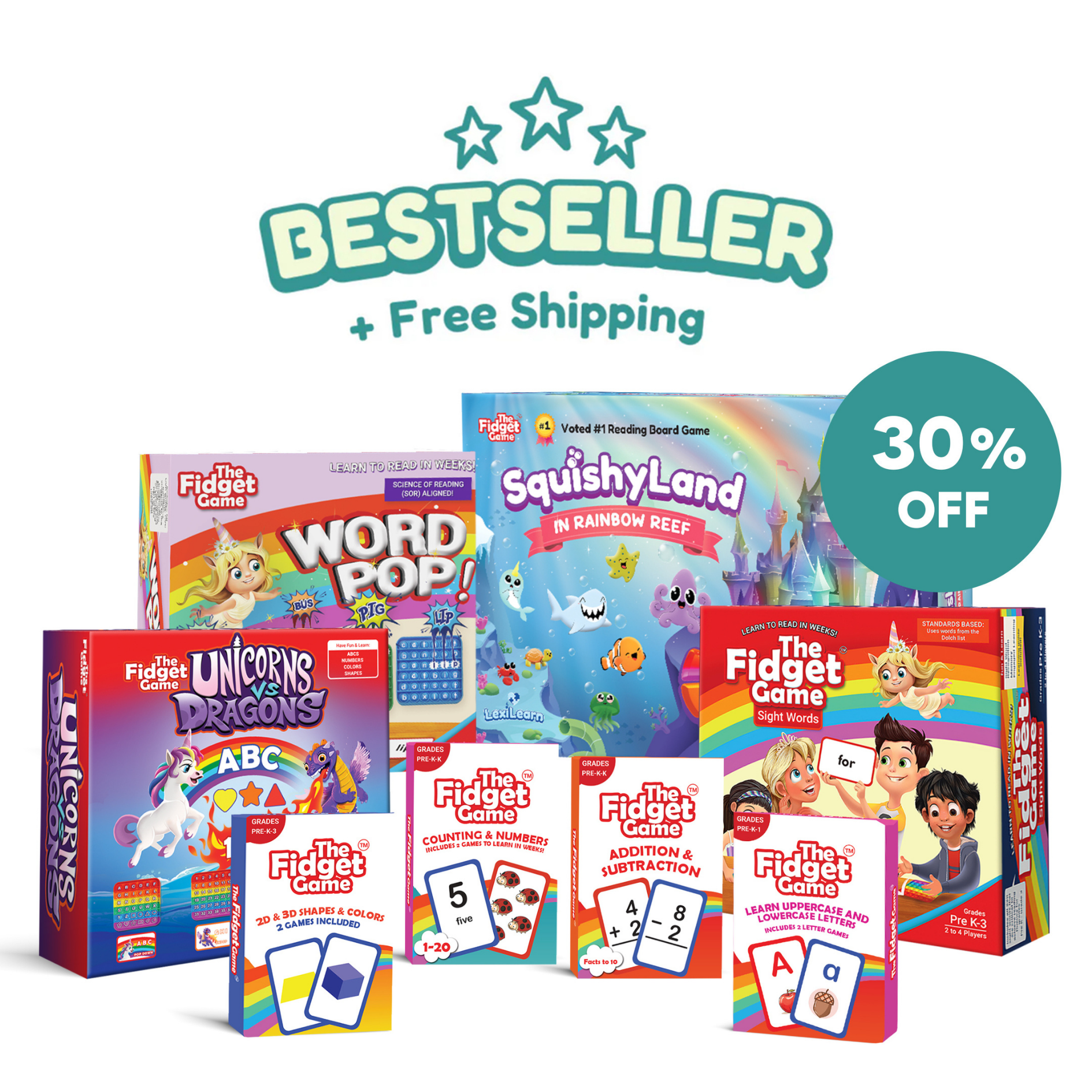 Squishyland - Interactive Story-Based Reading Board Game