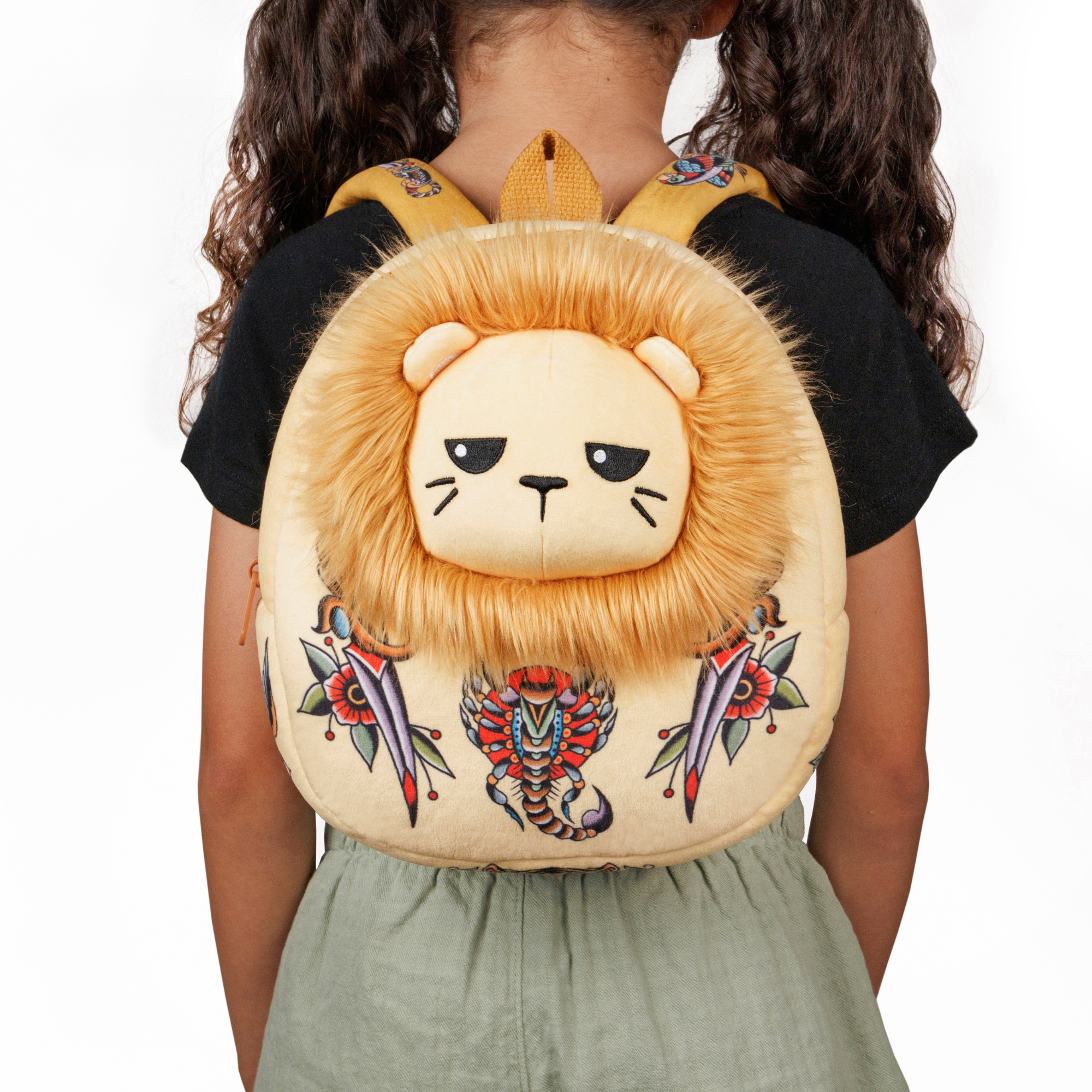 Tattoo Zoo Samuele the Lion Backpack