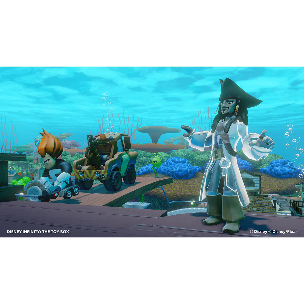 Disney Infinity Exclusive Crystal Captain Jack Sparrow Figure image 3