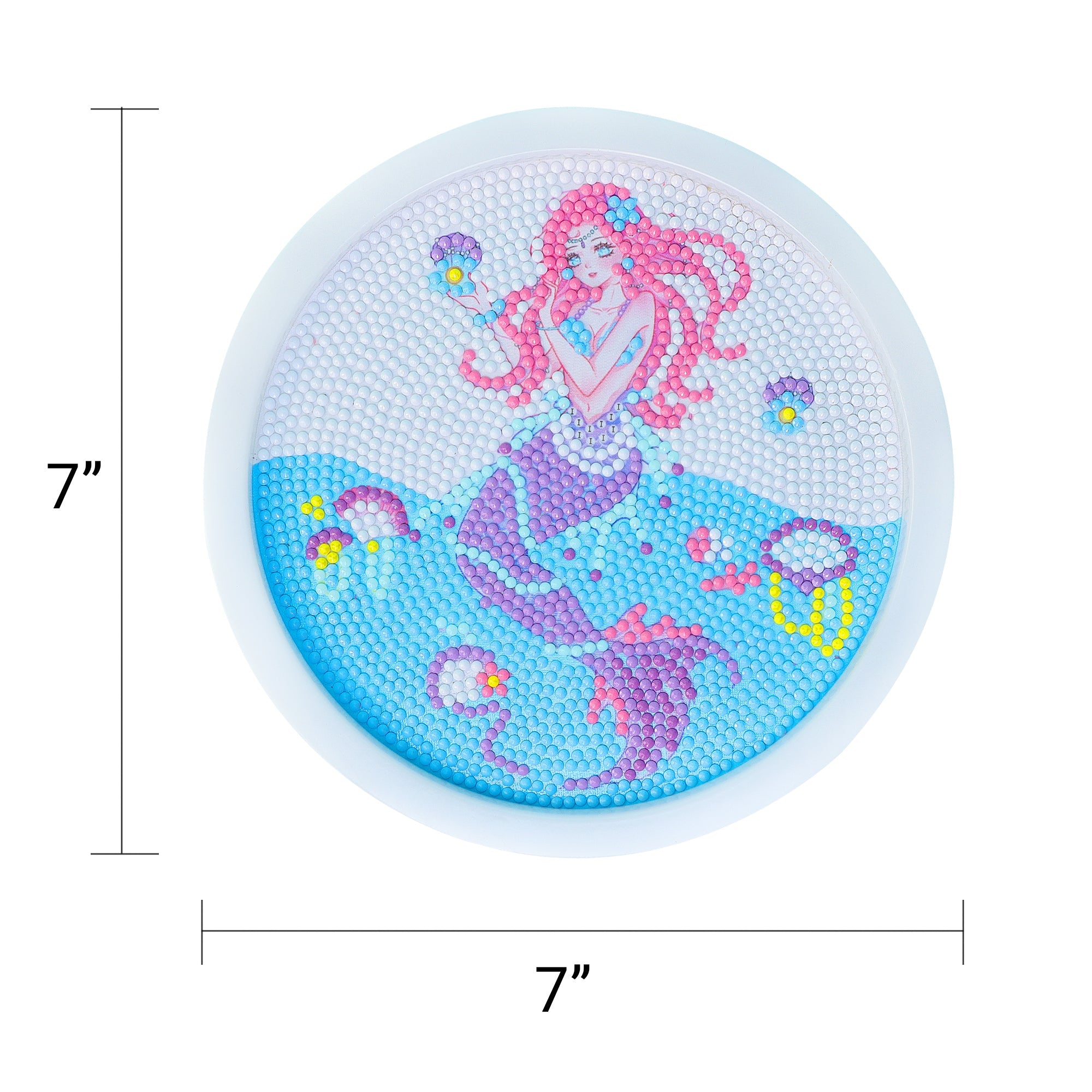 Diamond Art Kit for Kids - Choose from Dinosaur, Dog, Mermaid, or Unicorn!