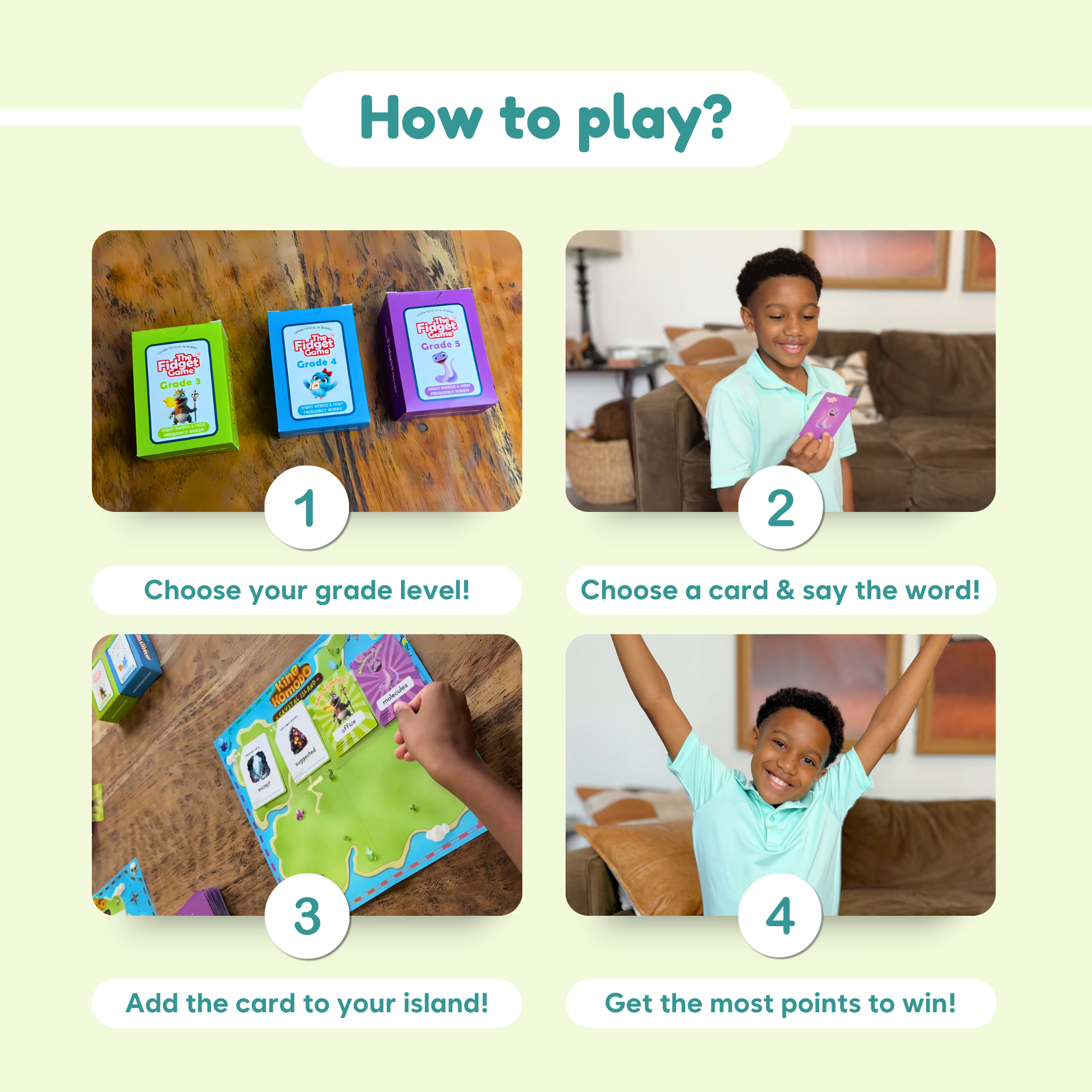 King Komodo - Sight Words Game - Grades 3-5