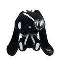 All Purpose Bunny Eye Patch Palm-Sized Sitting Plush (Black)