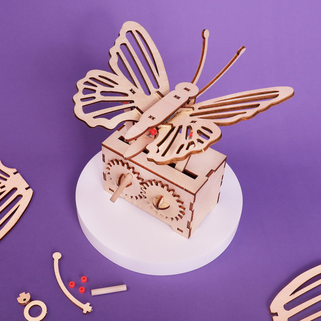 Fluttering Butterfly DIY Kit, Educational STEM Toy