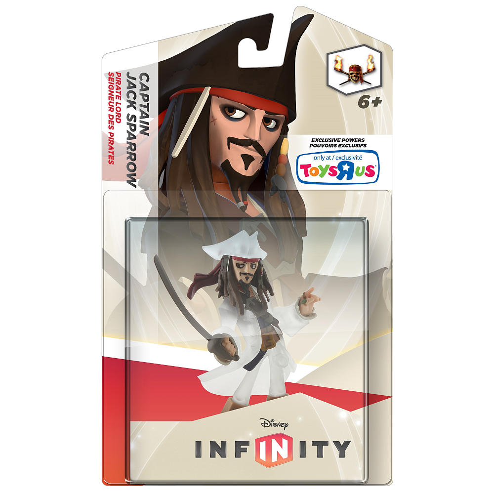 Disney Infinity Exclusive Crystal Captain Jack Sparrow Figure image 0