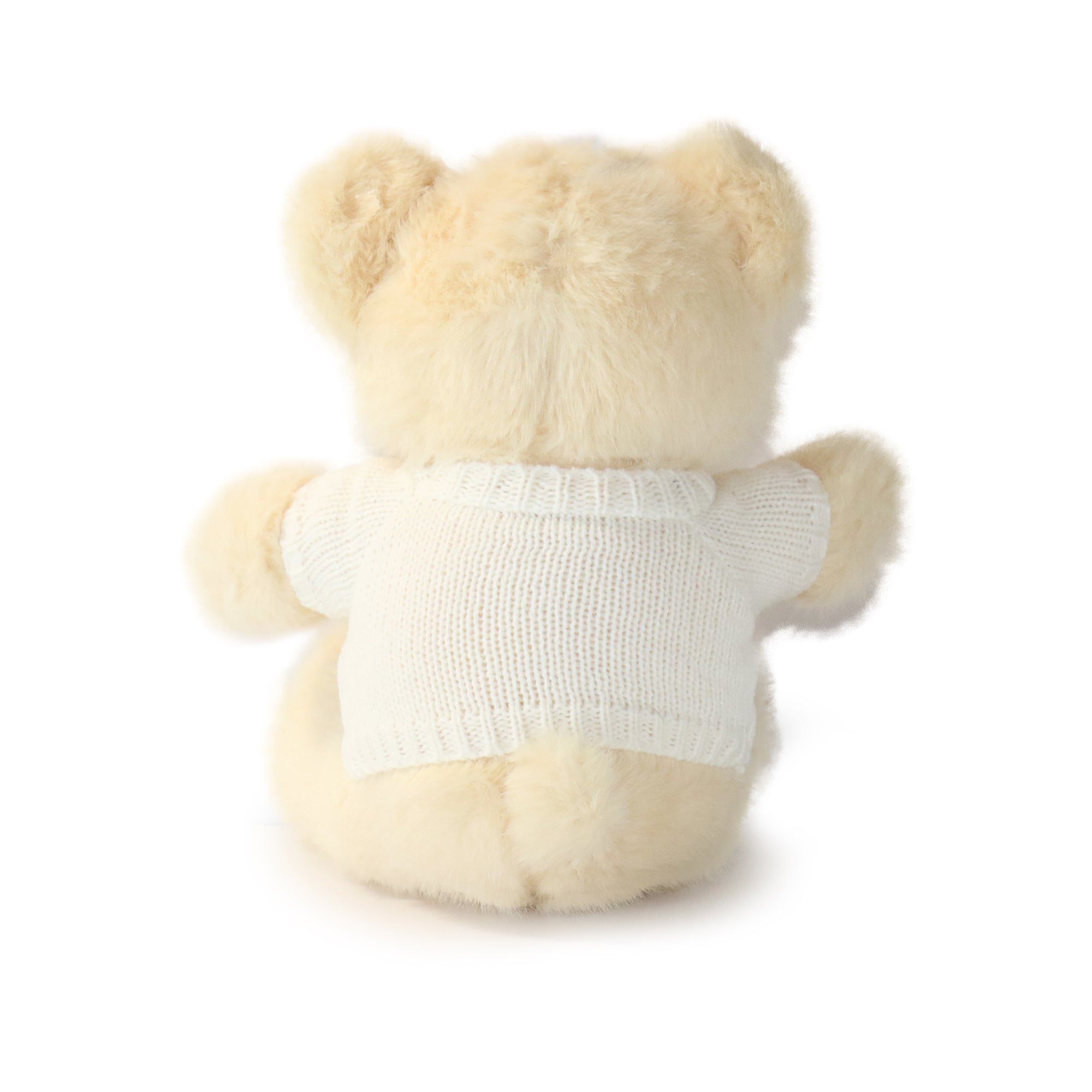 12-inch Fashionable Cozy Sweater Bear with White Sweater
