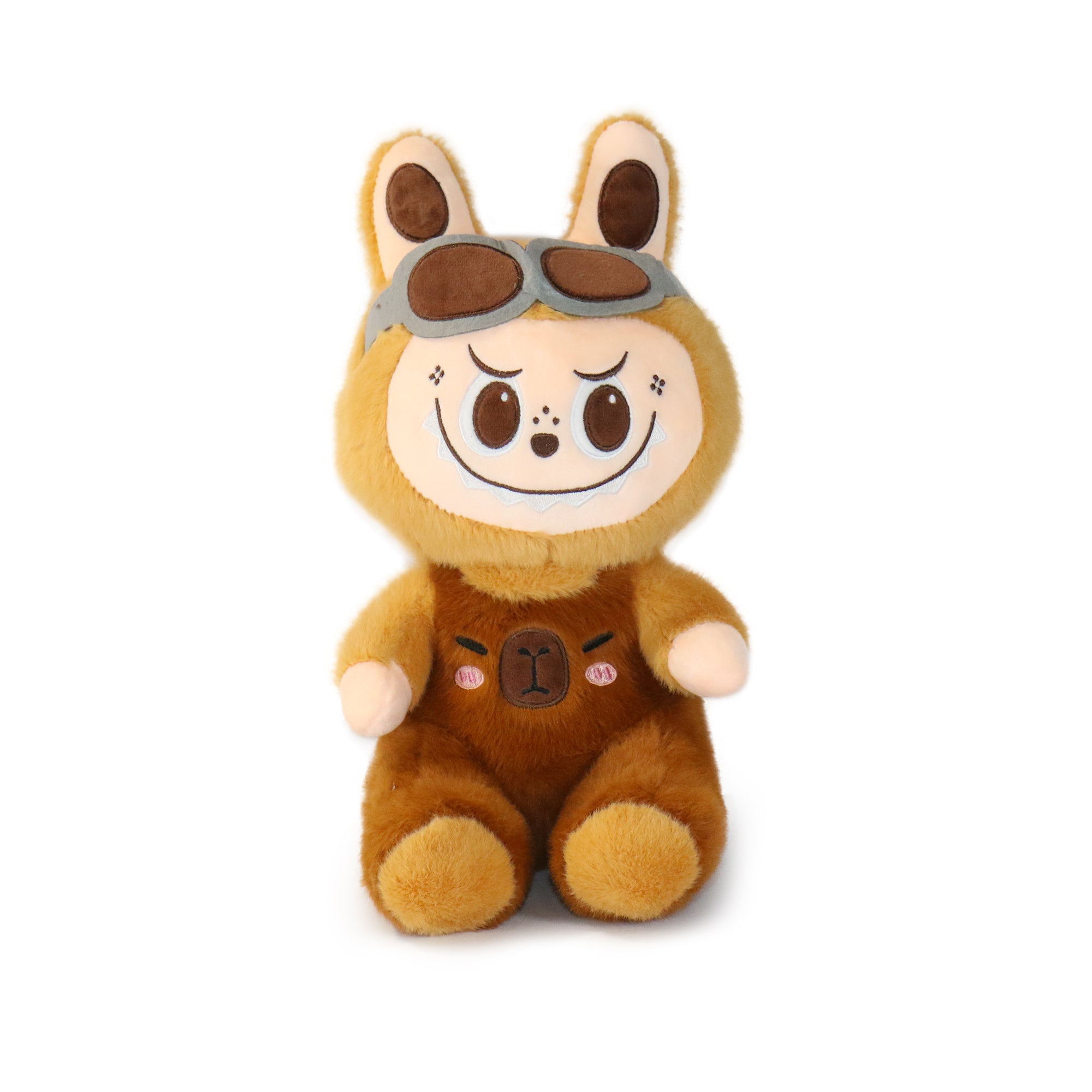 13-inch Pilot Jax Bunny with Brown Goggles