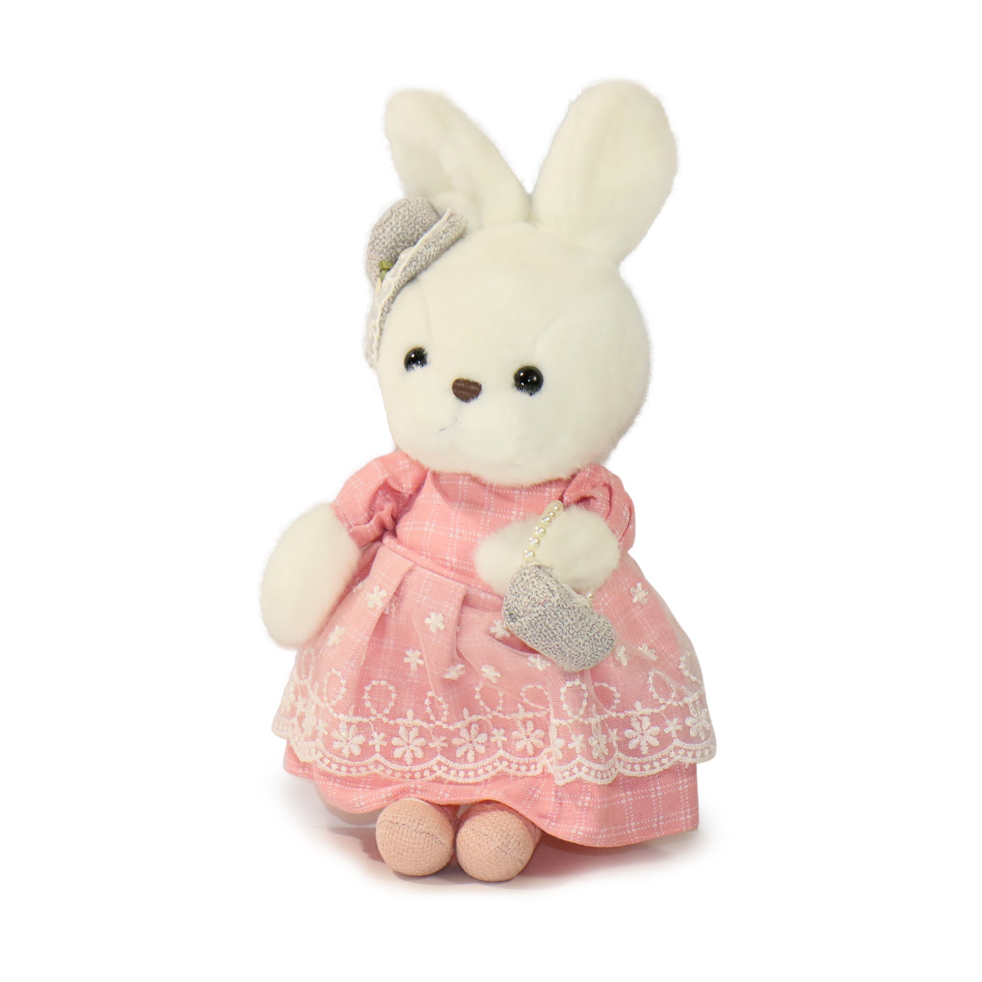 11-inch Old Towne Rabbit Maisie with Pink Dress