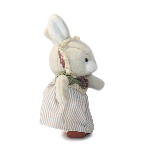 11-inch Mrs. Poppy Rabbit with Dress and Bonnet