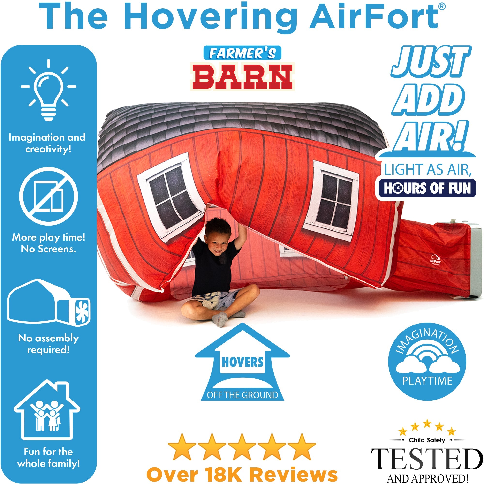 Farmers Barn + FREE AirFort Buddy Chicken Pillow (While Supplies Last!)