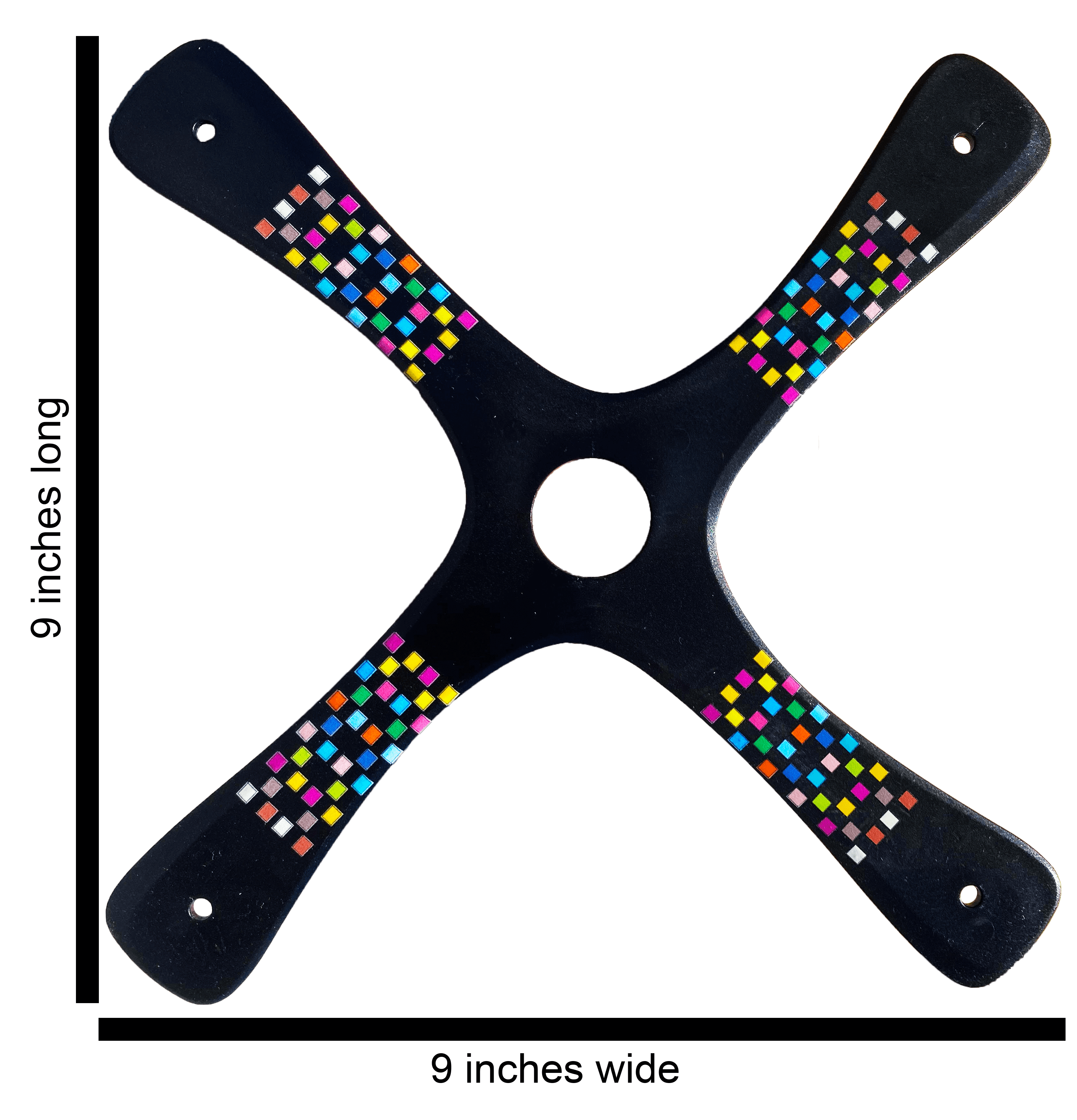 Competition Boomerang - Black Barcelona Boomerangs - Carbon infused
