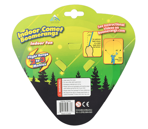 Comet Boomerangs – Soft and Safe Foam Return Boomerang for Kids Ages 6+