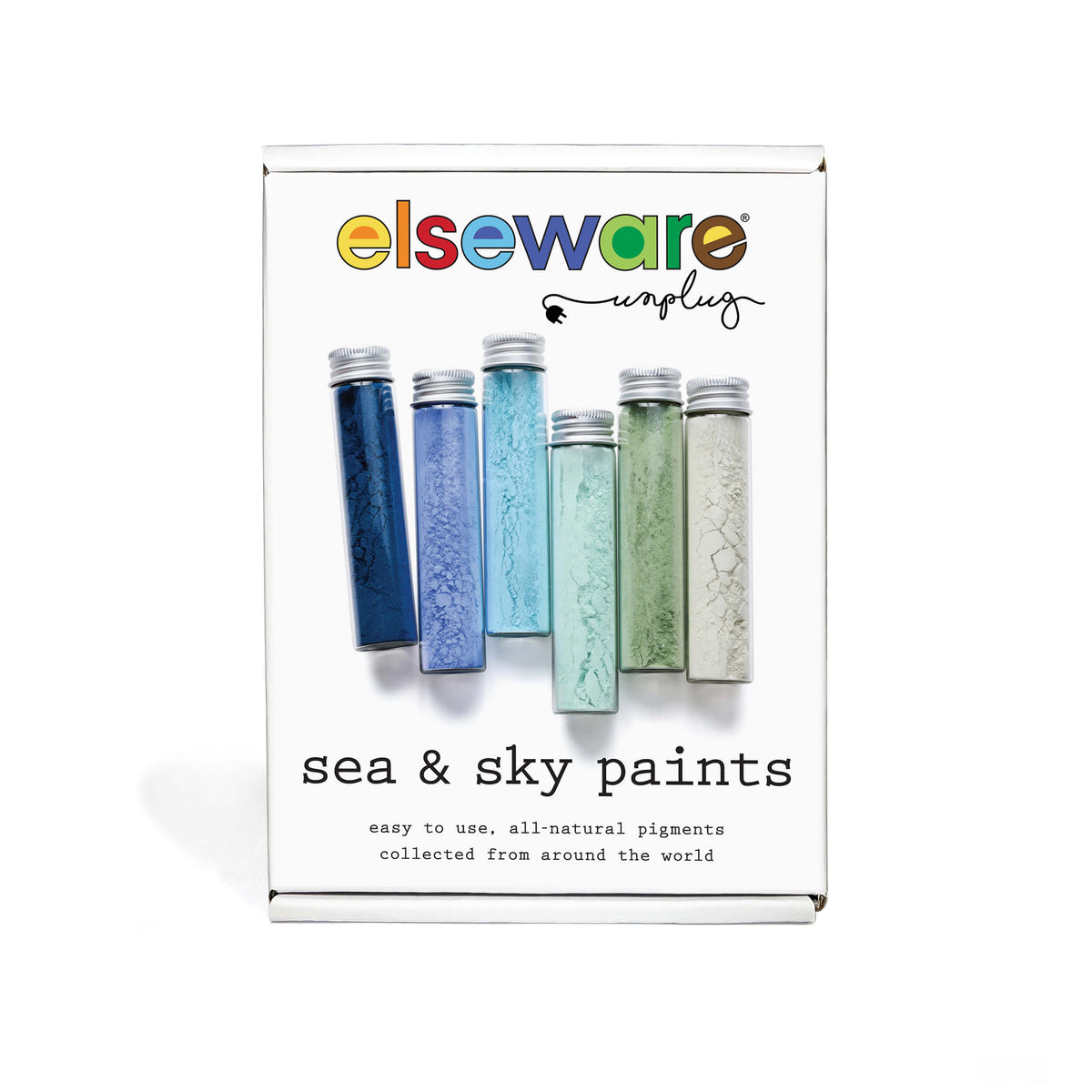Sea & Sky Paint Set – Non-Toxic Earth Pigments (15–17g per Vial)