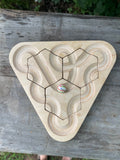 The Ouroboros: A Sensory Meditation Maze Logic Puzzle
