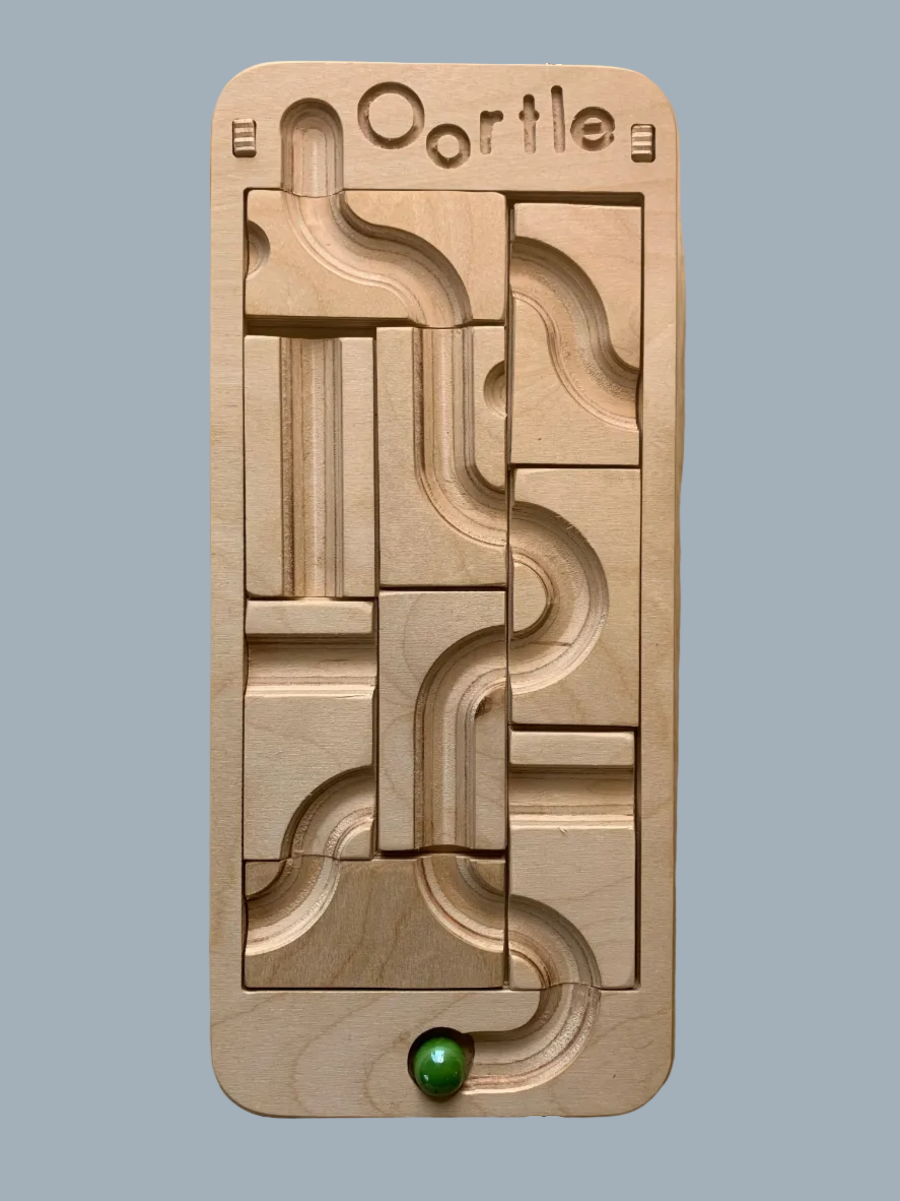 Oortle - Wooden Marble Run Puzzle