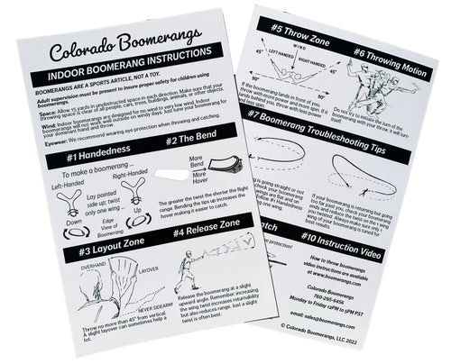 Air Dancer Boomerang - Popular foam boomerangs designed by a world champion