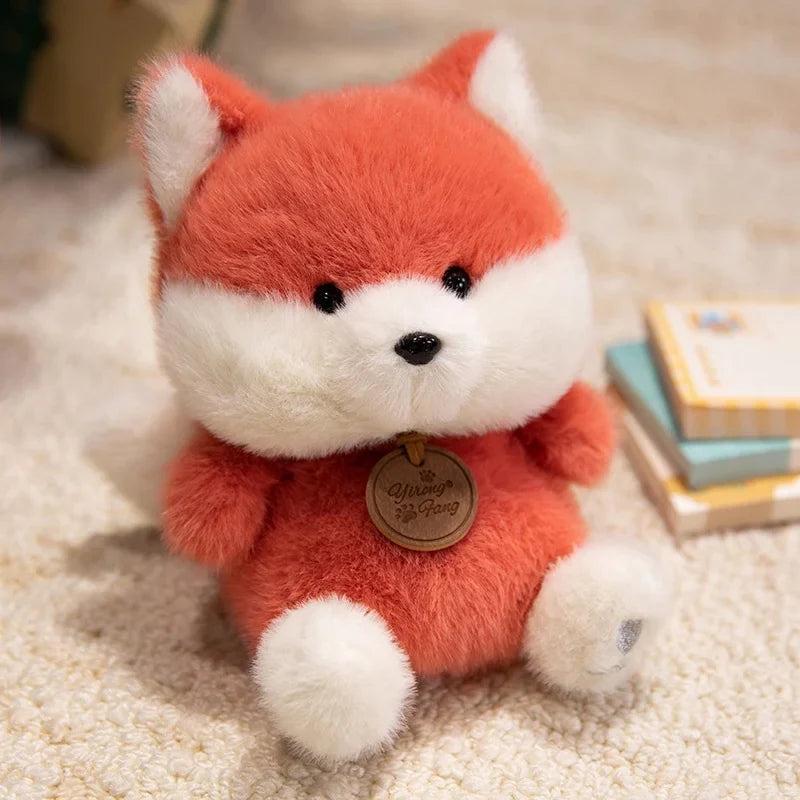 Cute Sitting Animal Plush Toys – Red Panda, Fox, Sloth & More