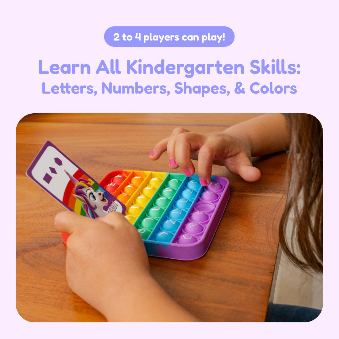 Unicorns Vs. Dragons - Kindergarten Skills Learning Game