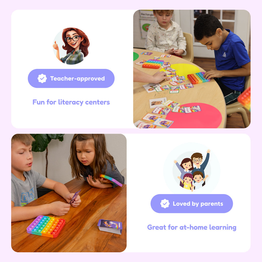 Unicorns Vs. Dragons - Kindergarten Skills Learning Game