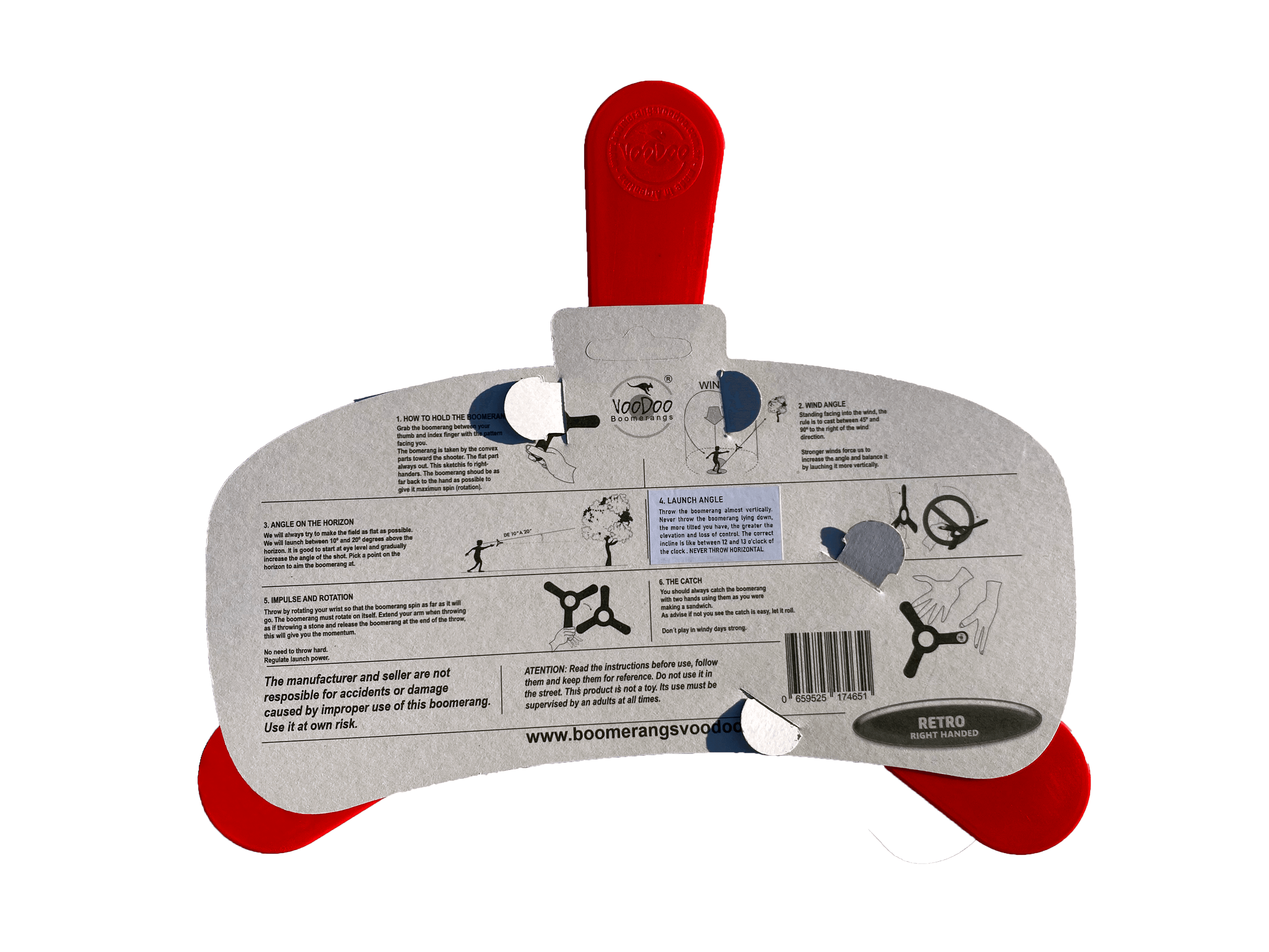 Fun boomerang - Retro Boomerangs - for kids and teenagers
