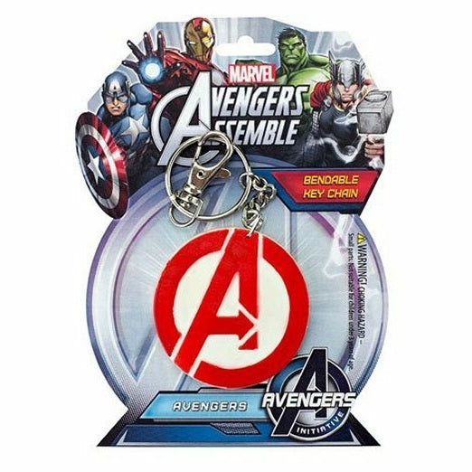 Marvel Avengers Logo Bendable Figure Keychain