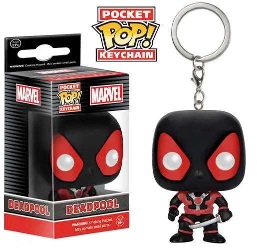 Funko Pop! Keychain Marvel - Black Suit Deadpool
