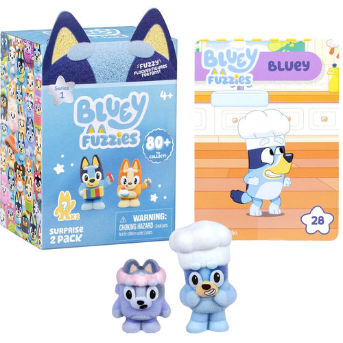 Bluey Fuzzies Surprise Mini-Figure (2-Pack)