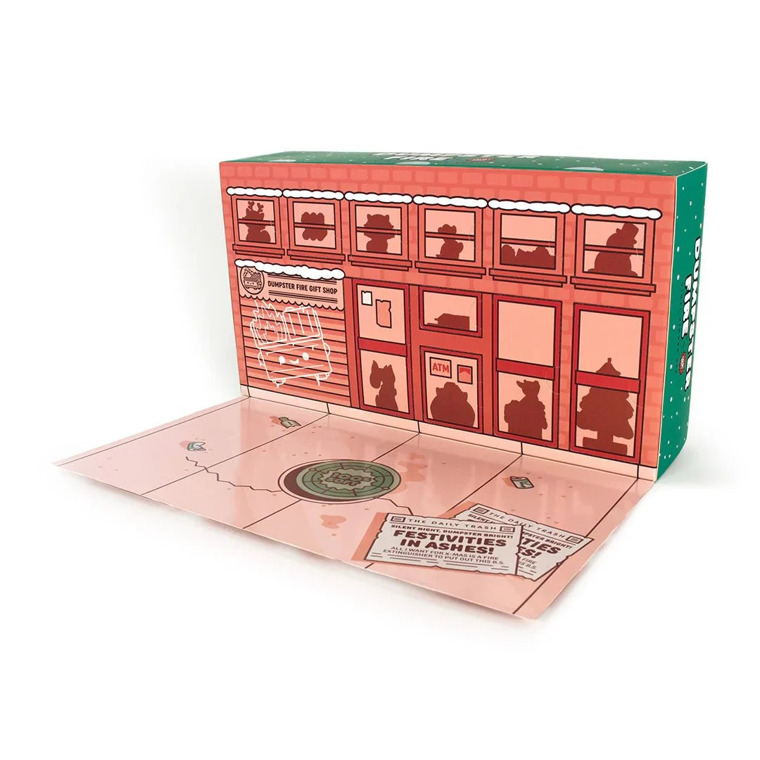 Dumpster Fire 12 Days of Trash Advent Calendar Holiday Figure Set