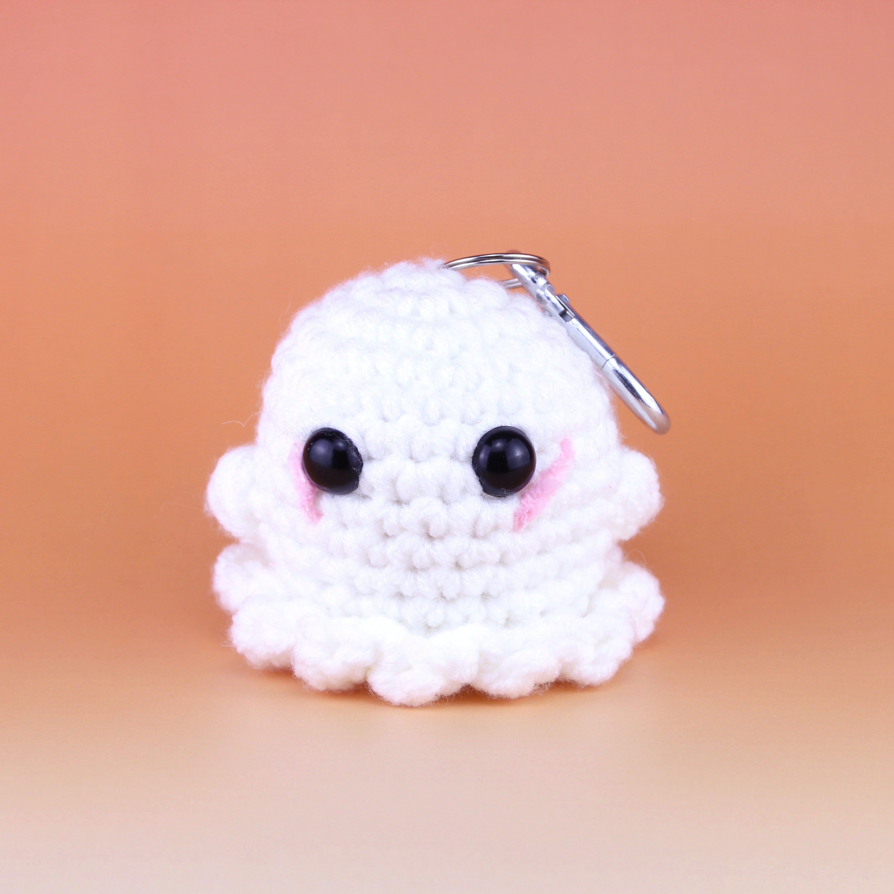 Ghost Keychain Learn to Crochet Kit