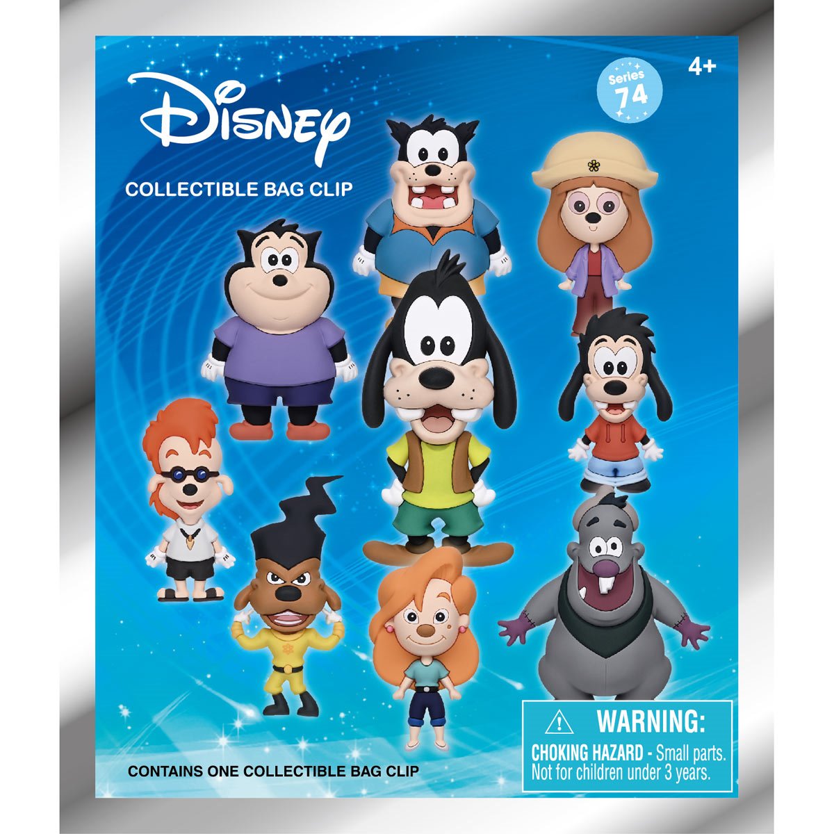 A Goofy Movie 3D Foam Figural Bag Clip Blind Bag (Disney Series 74)