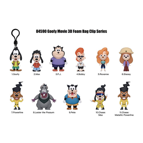 A Goofy Movie 3D Foam Figural Bag Clip Blind Bag (Disney Series 74)