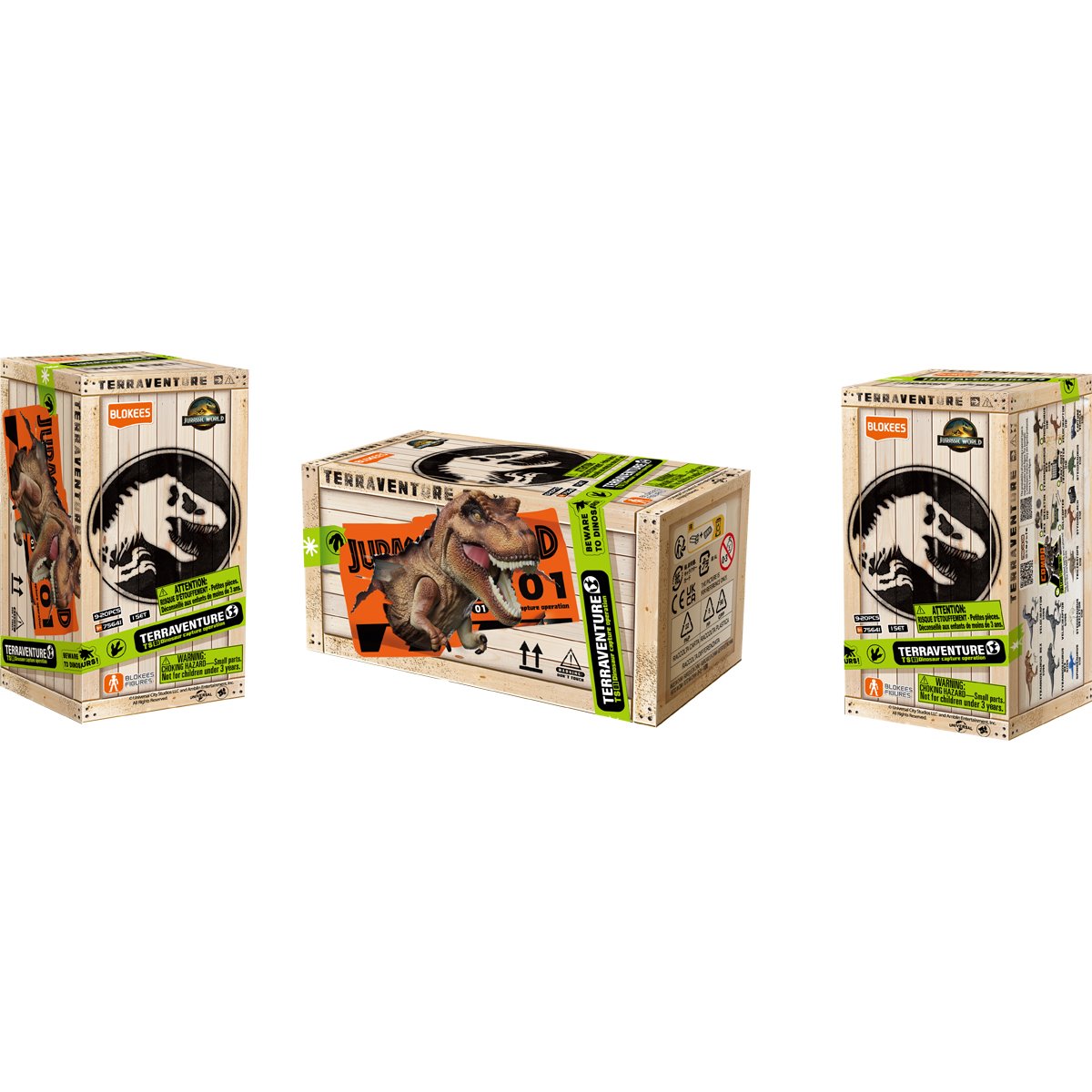 TS 01 Dinosaur Capture Operation - Blokees Jurassic World Terraventure Mini Model Kit