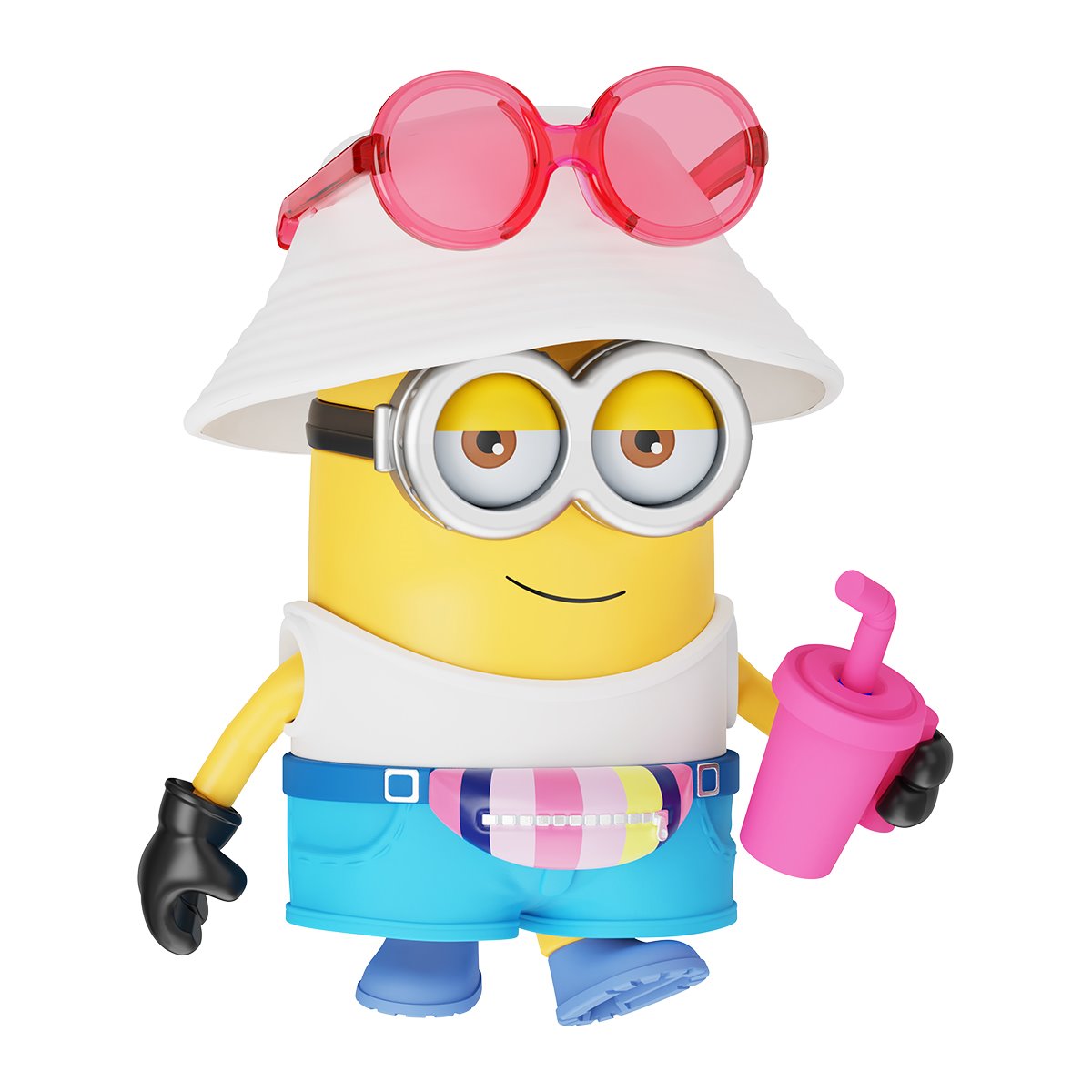 Blokees Minions Mokoo Series 02 Summer Bello Blind Box Mini Model Kit