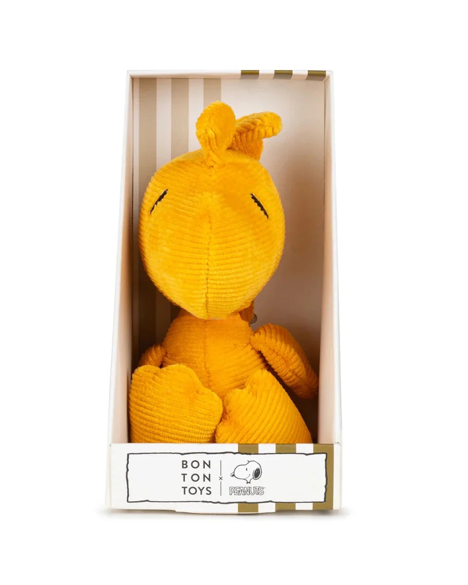 PEANUTS Woodstock Mini Corduroy Plush Warm Yellow