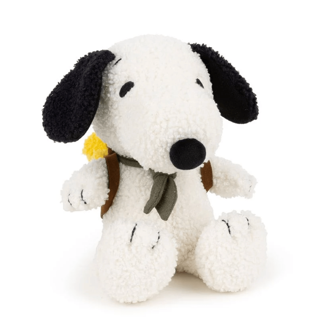 SNOOPY 8 inch plush with Woodstock in Backpack