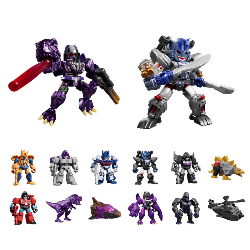 Blokees Transformers Defender Version 06 Brutal Fang Blind Box Mini Model Kit