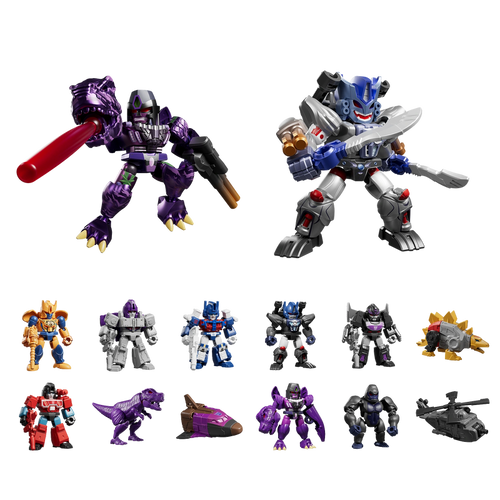 Blokees Transformers Defender Version 06 Brutal Fang Blind Box Mini Model Kit