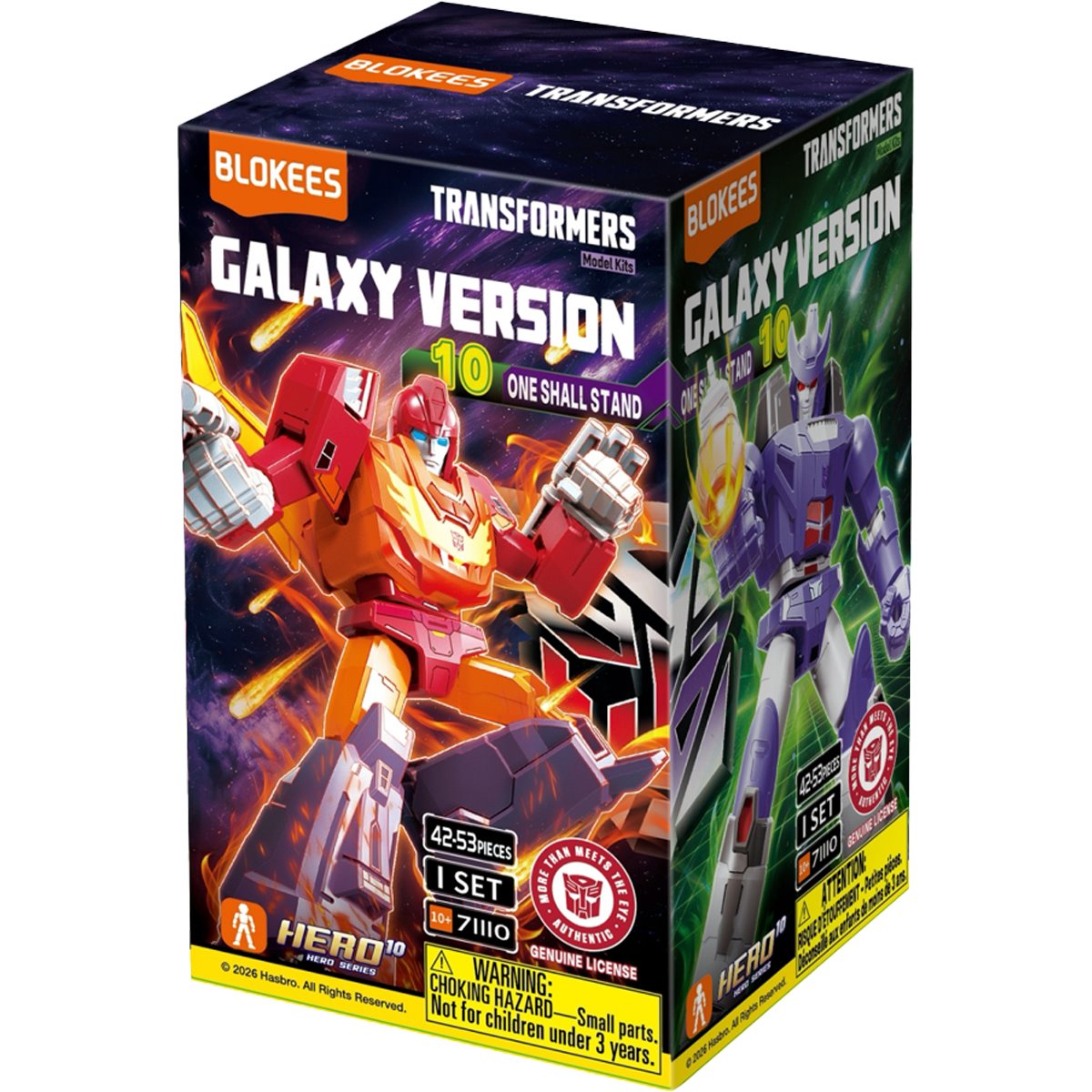Blokees Transformers Galaxy Version 10 One Shall Stand Blind Box Model Kit