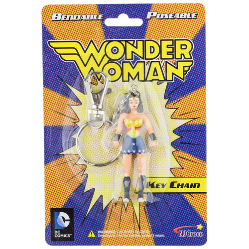 DC Comics Wonder Woman 3-Inch Bendable Figure Keychain
