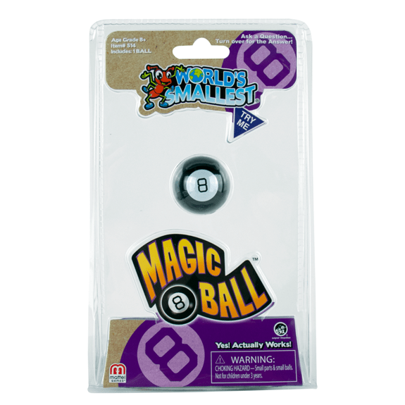 World's Smallest Magic 8 Ball