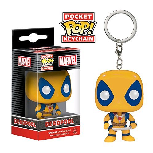 Funko Pop! Keychain Marvel - Yellow Suit Deadpool